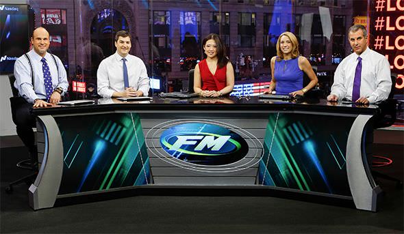 Showcasing the cast of CNBC's Fast Money who will be hosting a special crypto currency edition today.