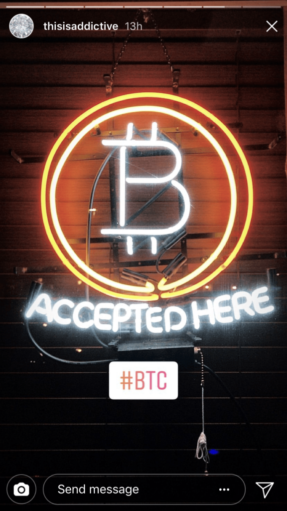 Emerging Artist Accepts Bitcoin